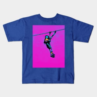 My First Zipline Ride!- Ziplining Kids T-Shirt